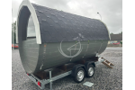 Luxury Barrel Sauna 3.5m on Trailer